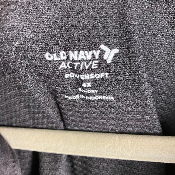 Old Navy Active Powersoft Go-Dry Zip Jacket Black Plus Size 4X Stretch - Picture 4 of 12